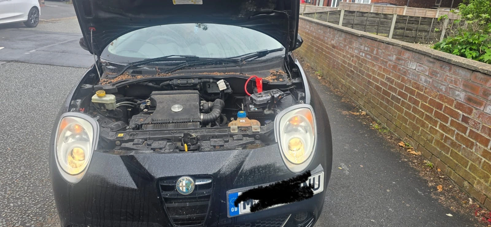 Car battery jump start Cobham